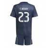 Real Madrid Ferland Mendy #23 Bortedraktsett Barn 2025-26 Kortermet (+ korte bukser)